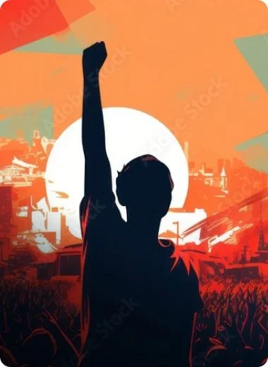 Libertarian political type cover image mobile